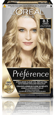 Glimlach Actief bad L'Oréal Récital Préférence 8.3 - Licht Goudblond - Haarverf met Color  extender verzorging (overig) kopen? | Kieskeurig.be | helpt je kiezen