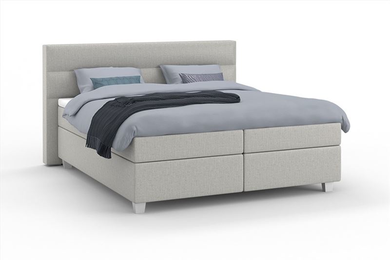 Karlsson Boxspring Solid Lina Vlak Met Gestoffeerde Matras 2persoons