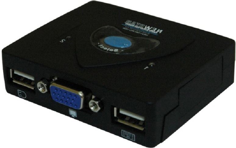 Newstar KVM Switch, 2-Poort, USB
