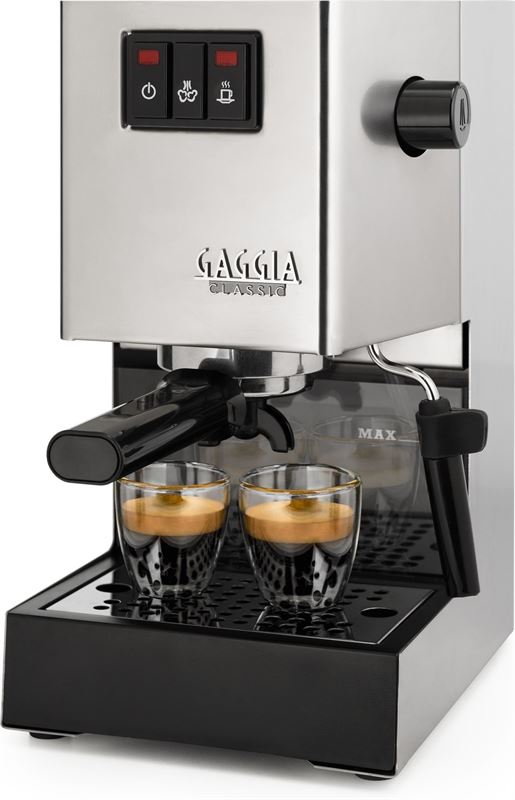 Gaggia Classic handmatige espressomachine zwart