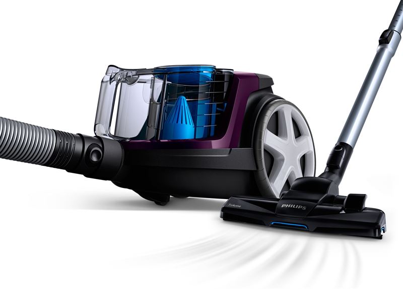 Philips 3000 series FC9333 zwart, blauw, grijs, paars Philips zakloze stofzuiger PowerPro Compact FC933309 paars