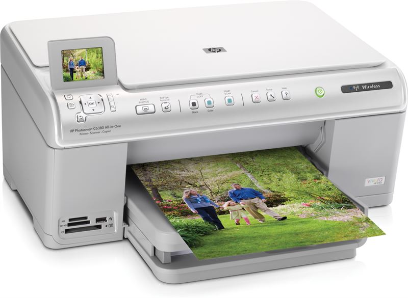 hp photosmart c6280 all in one print with only black