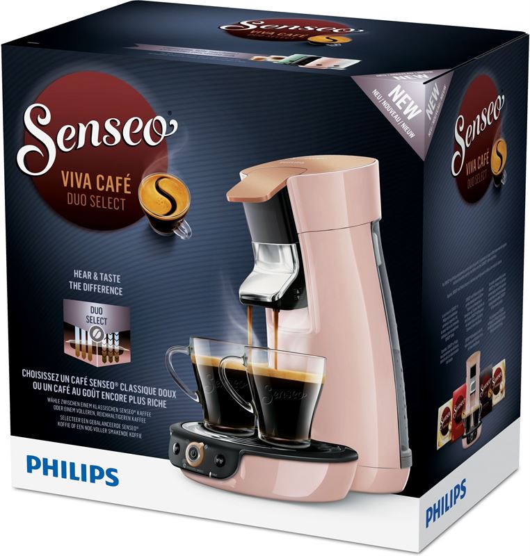 Philips Viva Café HD6564 zwart, roze Philips Viva Café HD6564 zwart, roze