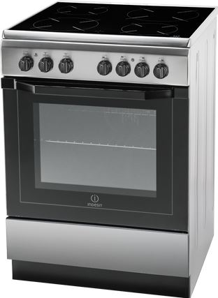 Indesit I6VMH2A(X)/NL zwart, roestvrijstaal