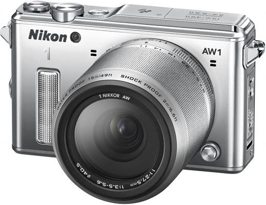 Nikon 1 AW1 + 1 NIKKOR 11-27.5mm zilver