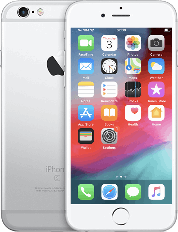 Apple iPhone 6S Zilver 16GB 16 GB / zilver / refurbished
