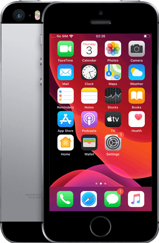 Apple iPhone SE 32 GB / space gray / refurbished