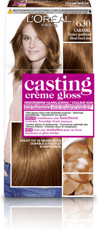 L'Oréal Casting Crème Gloss 630 Donker goudblond - Haarverf bruin | Prijzen vergelijken Kieskeurig.nl