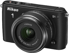 Nikon 1 S1 + 1 NIKKOR 11-27.5mm zwart