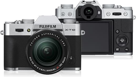 Fujifilm X-T10 + XC 16-50mm zilver