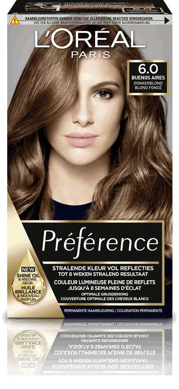 Thespian In de naam Haringen L'Oréal Récital Préférence 6 - Ombrie Donkerblond - Haarverf met Color  extender verzorging (overig) kopen? | Kieskeurig.be | helpt je kiezen