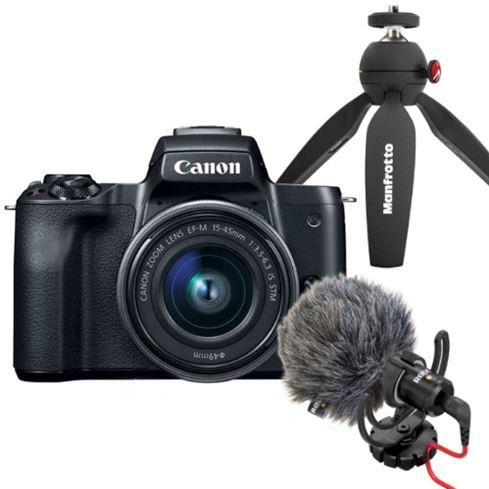 Canon EOS M50 + 15-45mm vlogkit