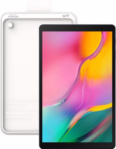 Samsung tablet Galaxy Tab A 10.1 2019 (Zwart) + Clear Cover