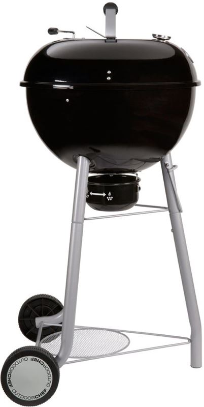 Outdoorchef Easy 480 C houtskool barbecue / zwart / metaal / rond