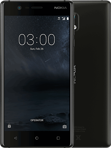 Nokia 3 16 GB / zwart