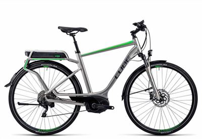 Cube touring pro 400 groen, zilver / heren elektrische fiets kopen? Kieskeurig.nl | helpt je kiezen