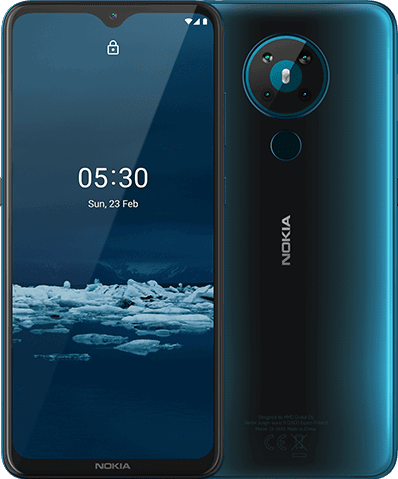 Nokia 5.3 64 GB / cyan / (dualsim)