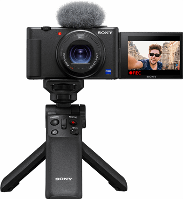 Sony vlog camera ZV-1 + GP-VPT2BT bluetooth vlogging grip | vergelijken | Kieskeurig.nl