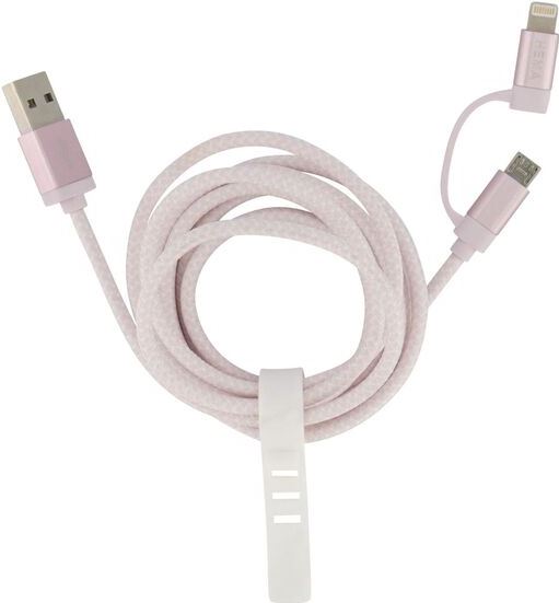 Fractie zuurstof Gemeenten HEMA USB Laadkabel Micro-USB En 8-pin - Roze | Prijzen vergelijken |  Kieskeurig.nl