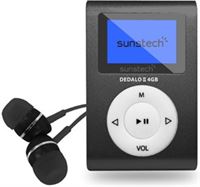 Sunstech MP3 4GB 1.1" Radio USB Headphones Black