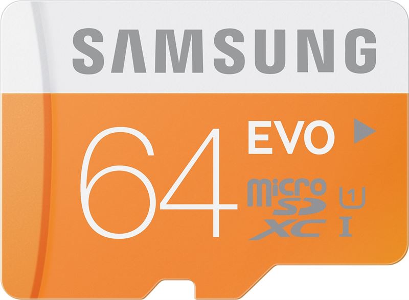 Samsung EVO 64GB MicroSDXC Class 10