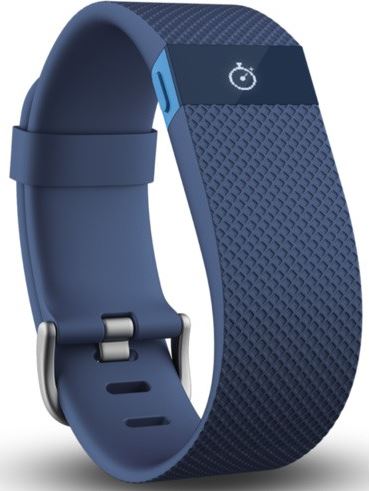 Fitbit Charge HR blauw / L