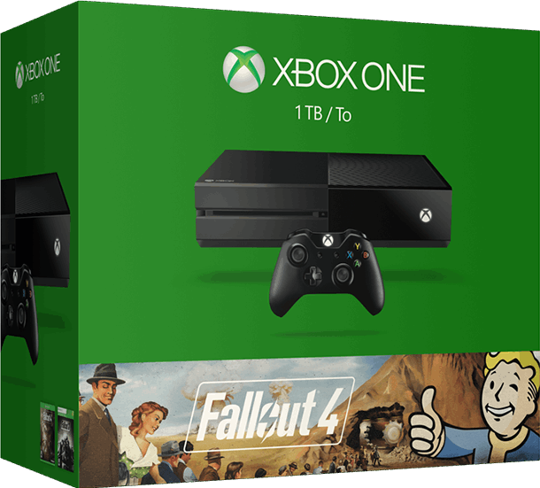 Microsoft Xbox One Fallout 3&4 1TB / zwart / Fallout 4, Fallout 3