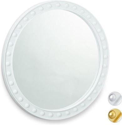 Wees Verschuiving Missend Relaxdays spiegel rond - sierspiegel gang - wandspiegel - design - 50.5 cm  rond - modern wit spiegel kopen? | Kieskeurig.be | helpt je kiezen