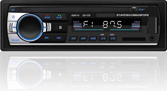 vertaler vis Sta op Strex Autoradio Alle auto's Handsfree USB SD AUX Afstandsbediening Enkel  din auto radio met microfoon | Specificaties | Kieskeurig.nl