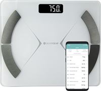 Silvergear Smart Scale met volledige Lichaamsanalyse - Slimme Weegschaal met App - Wit