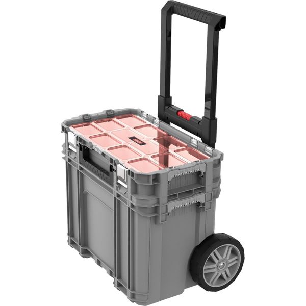 Keter Connect Koffer + Mobiele gereedschapskoffer - 56,5x37,3x55 cm | Vergelijk prijzen
