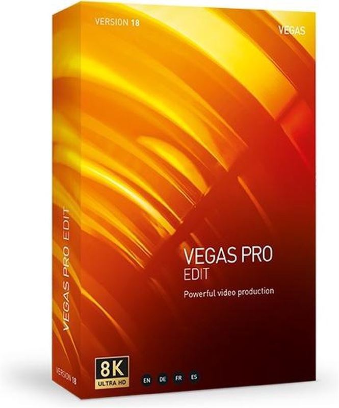 Vegas Pro 18 Edit - Engels/ Frans - Windows download