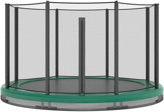 Akrobat Orbit inground trampoline 365cm met net Groen