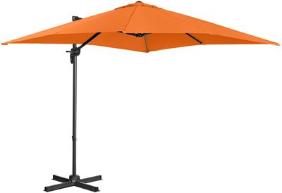 Slaapkamer op gang brengen Zich afvragen Uniprodo Zweefparasol - oranje - rond - Ø 250 cm - draaibaar parasol kopen?  | Kieskeurig.be | helpt je kiezen