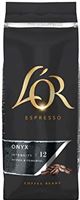L’OR Espresso Koffiebonen Onyx (2 Kilogram, Intensiteit 12/12, 100% Arabica Dark Roast Koffie, UTZ Gecertificeerd), 4 x 500 Gram