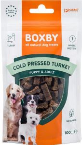Boxby for Dogs Cold Pressed Kalkoen 6 x 100 gram