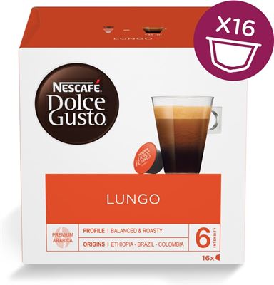 Nescafe Dolce Gusto Lungo koffie capsules | Kieskeurig.be | helpt je kiezen