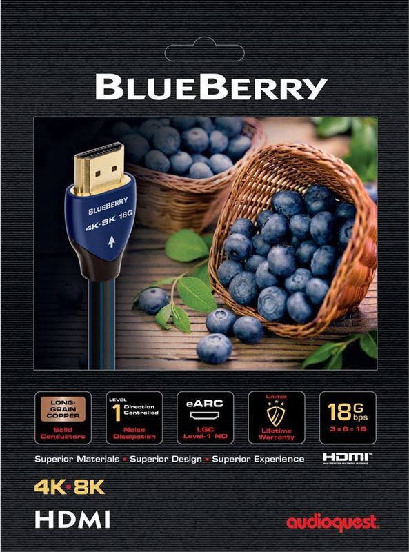AudioQuest 0.6M BLUEBERRY HDMI Hdmi kabel kopen? Kieskeurig.nl