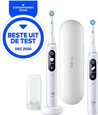 Regulatie native Aankoop Oral-B iO 7n wit / duo pack elektrische tandenborstel kopen? |  Kieskeurig.be | helpt je kiezen