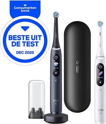 Oral-B iO wit, paars / duo pack elektrische tandenborstel kopen? | Kieskeurig.nl helpt kiezen
