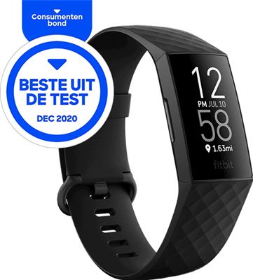 binnenvallen voelen Zaklampen Fitbit Charge 4 zwart / S|L | Specificaties | Kieskeurig.nl