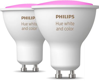 Tranen prieel hetzelfde Philips Hue Hue White and Color ambiance 2-pack GU10 | Prijzen vergelijken  | Kieskeurig.nl