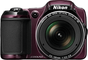 Nikon COOLPIX L820 zwart, rood