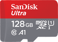 Sandisk 128GB Ultra microSDXC+SD Adapter