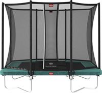 Berg Ultim Favorit trampoline Regular 280 cm groen + Safety Net Comfort