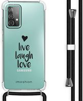 imoshion hoesje met koord voor Samsung Galaxy A52 - Live Laugh Love