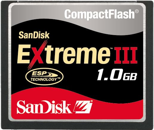 Sandisk Extreme® III CompactFlash® 1Gb