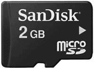 Sandisk microSD 2GB