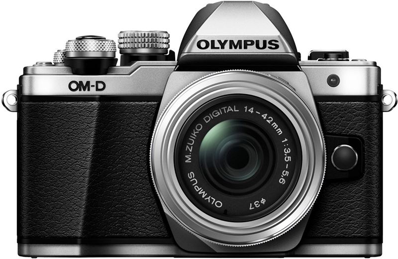 Olympus OM-D E-M10 Mark II Camera + 14-42mm II R zwart, zilver