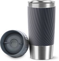 Tefal Travel Mug Easy Twist 0.36 L RVS/Antraciet